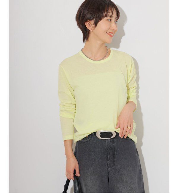JOURNAL STANDARD relume「《追加2》シアークルーネックロングTシャツ」|Tシャツ・カットソー|