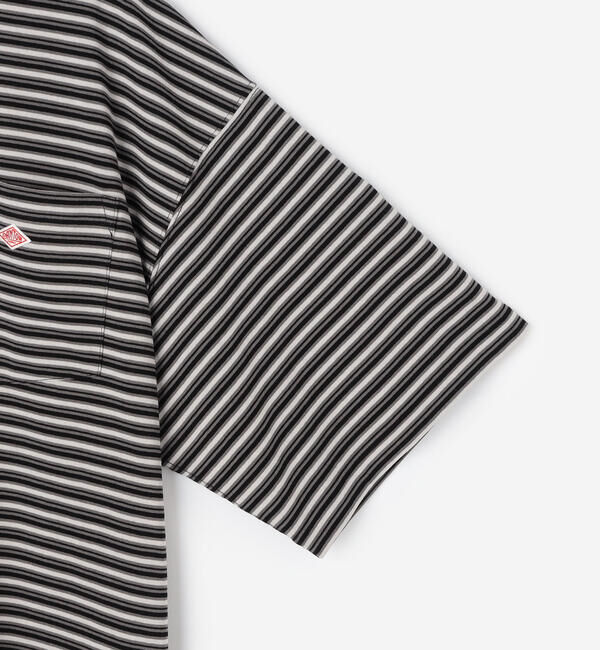 DANTON「DANTON | ボーダー クルーネック 半袖ポケットTシャツ MEN」|Tシャツ・カットソー|