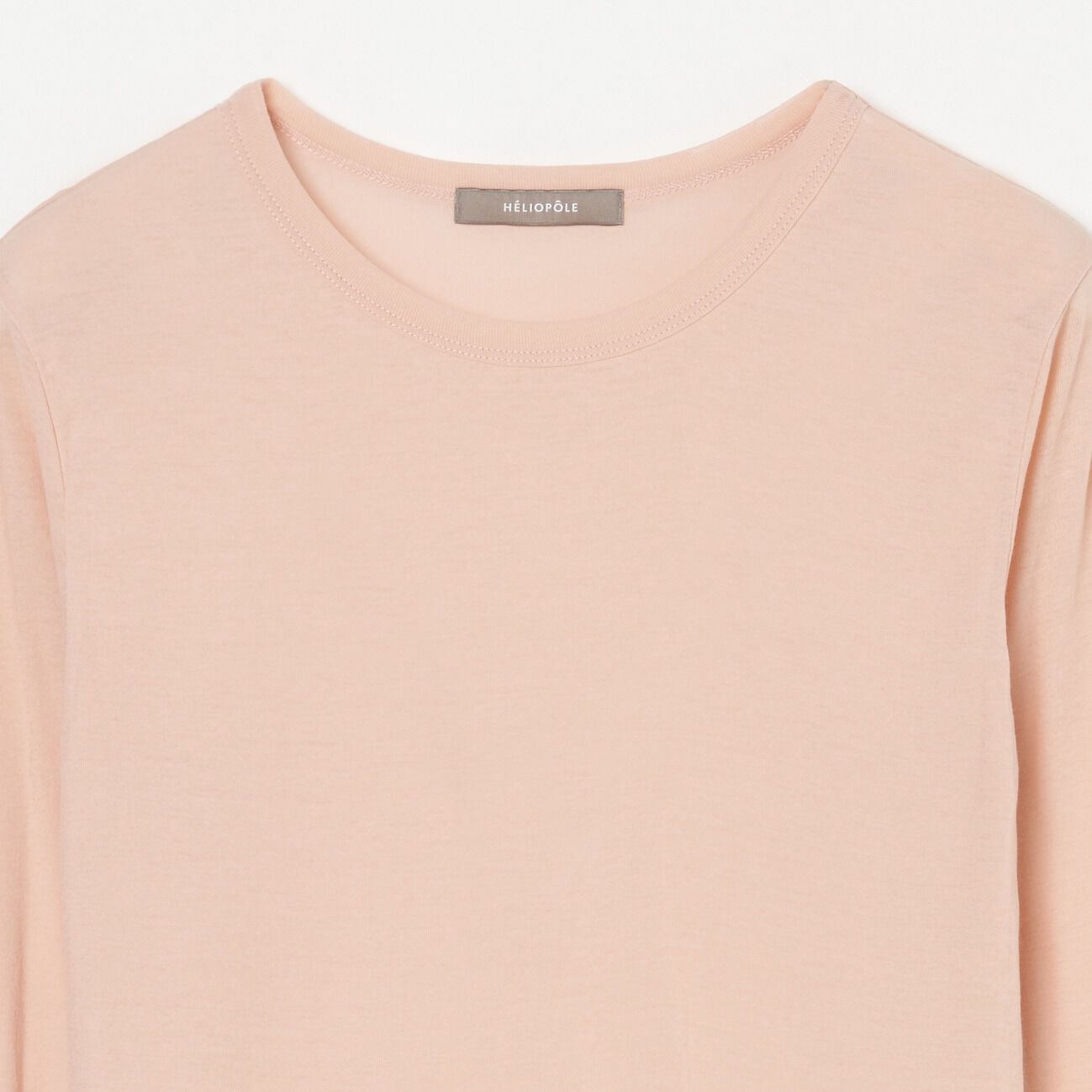 HELIOPOLE「HELIOPOLE 【smooth skin series】SHEER RIB JERSEY CREW」|Tシャツ・カットソー|