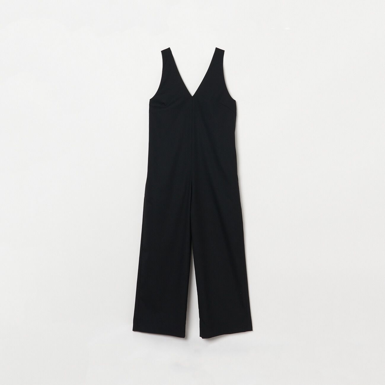 HELIOPOLE「HELIOPOLE JUMP SUITS (V NECK)」|チノ|ブラック