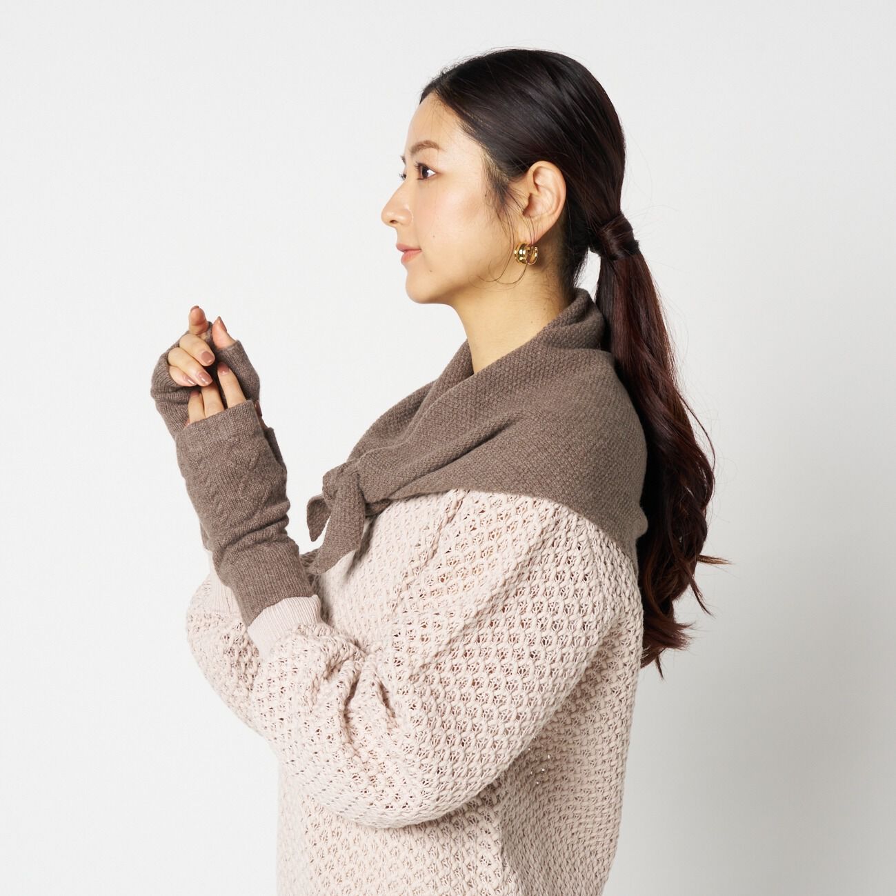  「WILLIAM BRUNTON TRIANGLE HEAD SCARF」|マフラー|