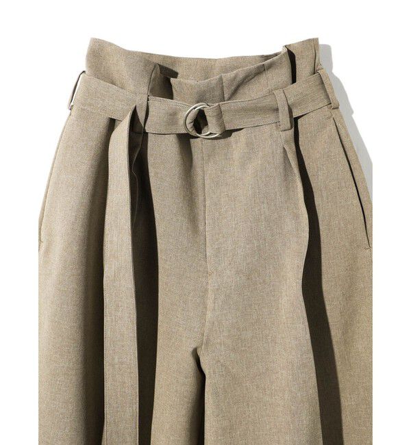 MIDIUMISOLID「MIDIUMISOLID for Ladies ベルト付きスラックス」|その他|