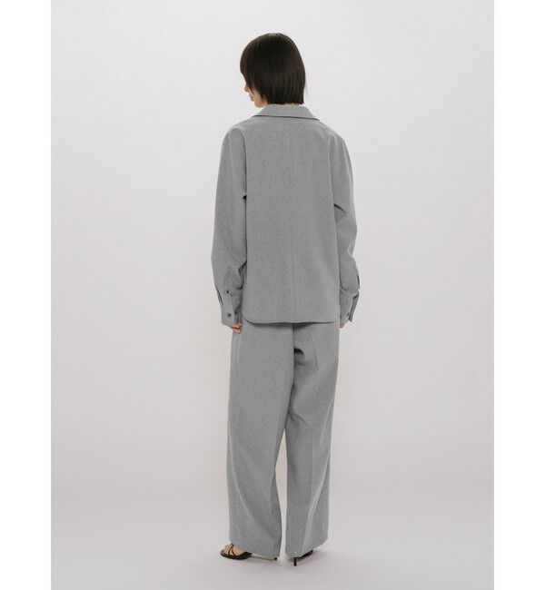 MIDIUMISOLID「MIDIUMISOLID for Ladies テーラードシャツ」|シャツ・ブラウス|