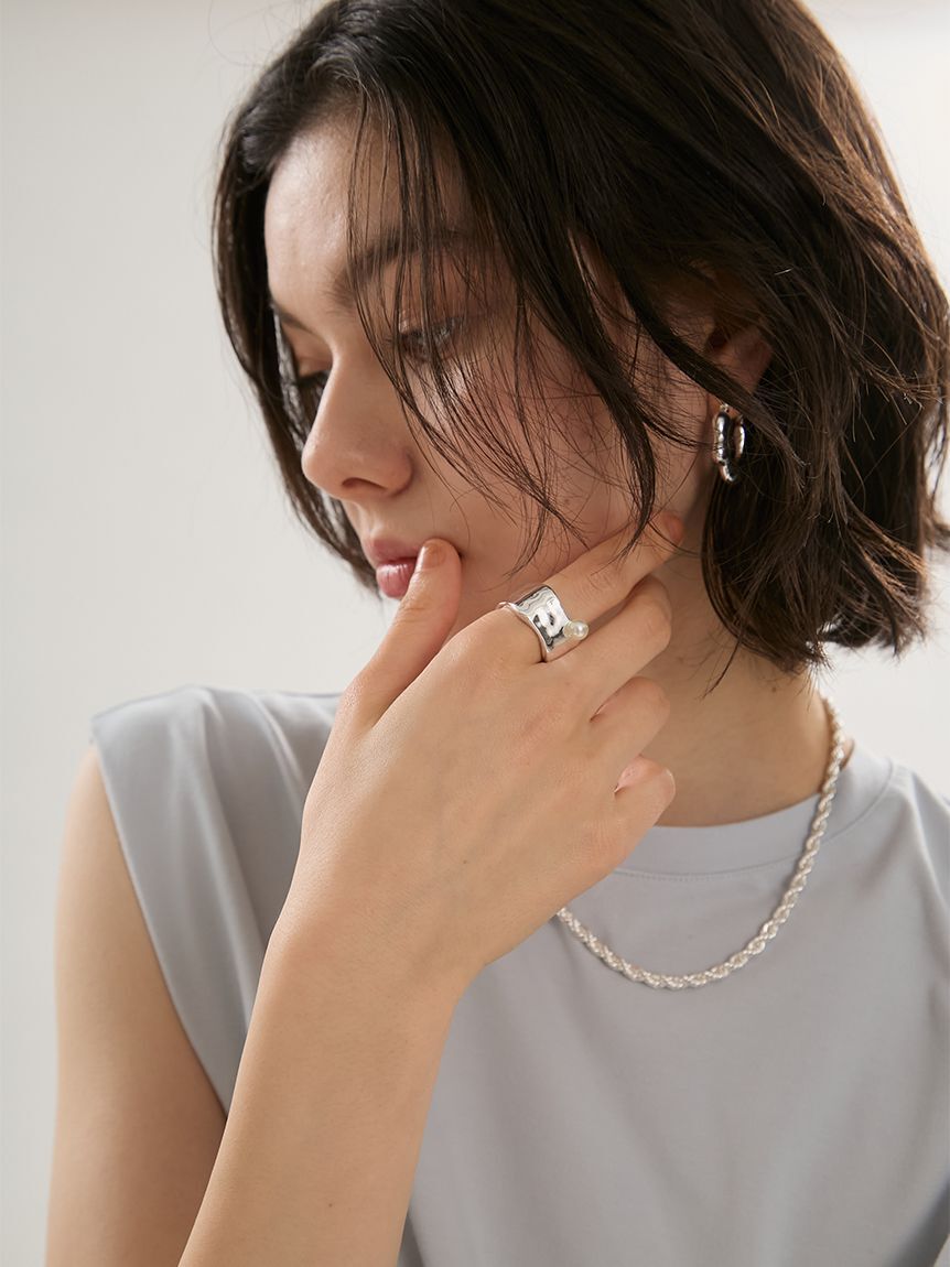 emmi atelier「デザインワイドリング」|リング|