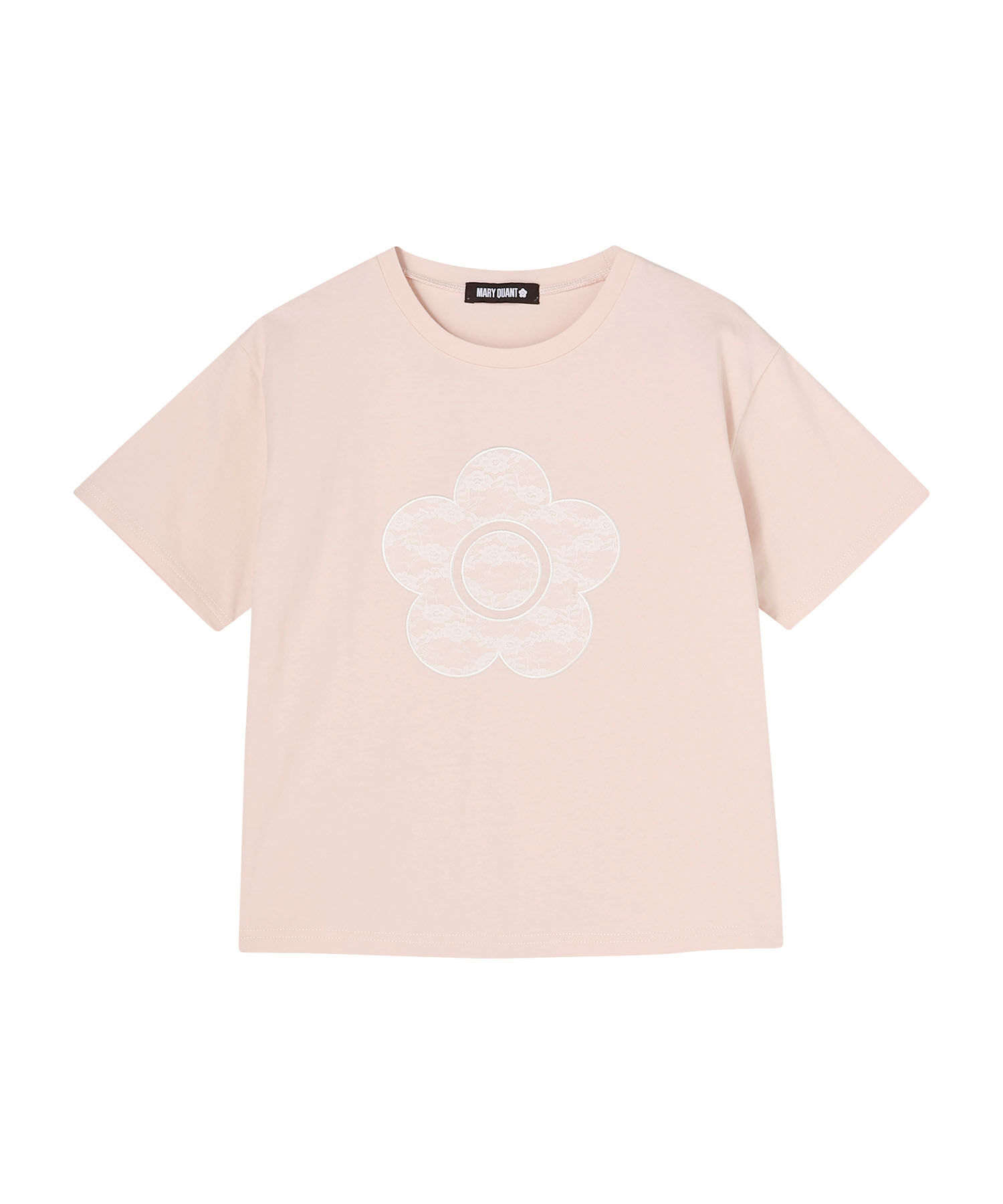 MARY QUANT「レースデイジー Tシャツ」|Tシャツ・カットソー|ピンク
