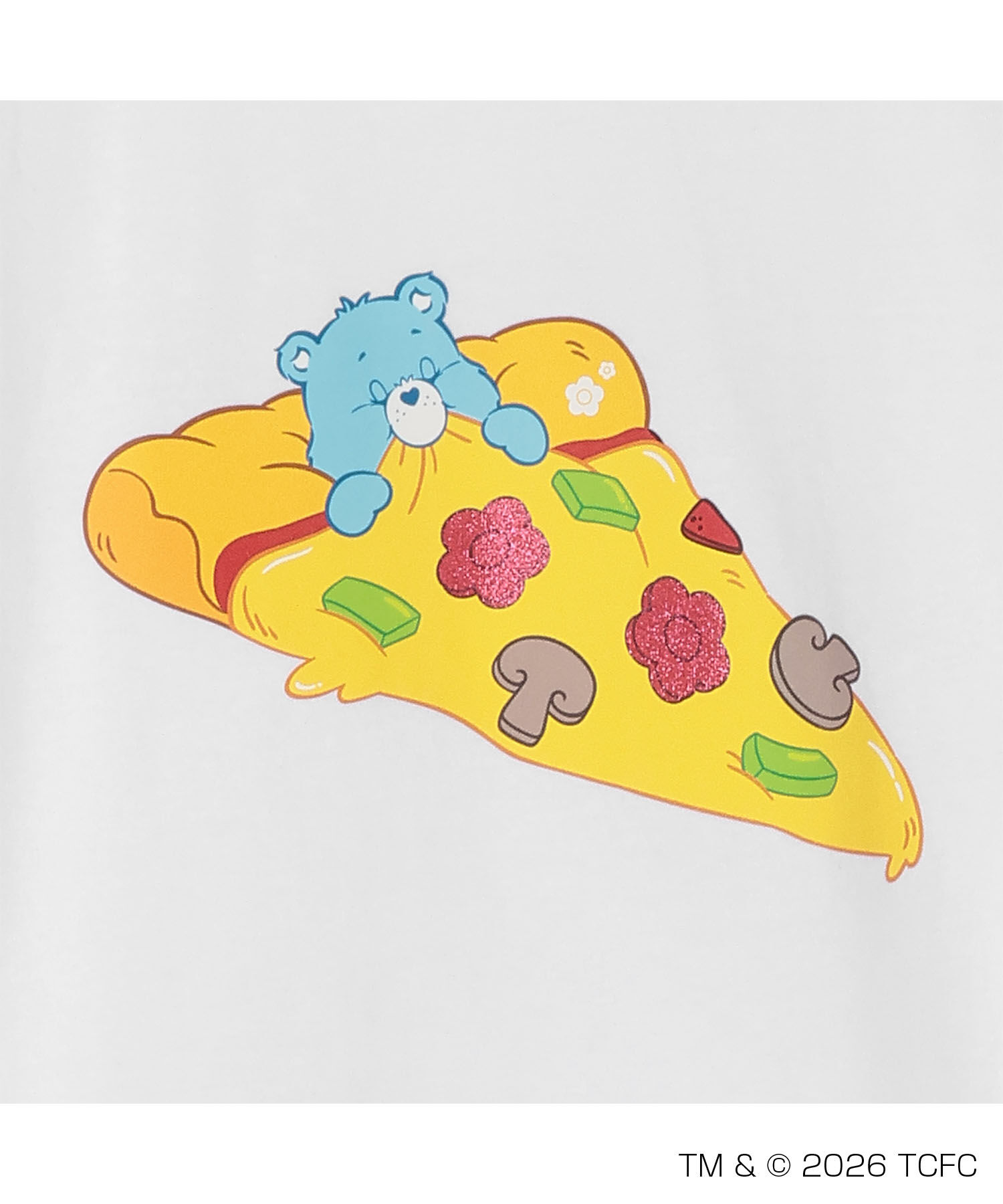 MARY QUANT「Care Bears(TM) ピザビッグ Tシャツ」|Tシャツ・カットソー|