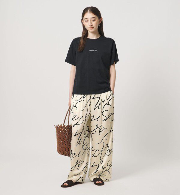 UNITED ARROWS「アブストラクト プリント パンツ」|チノ|