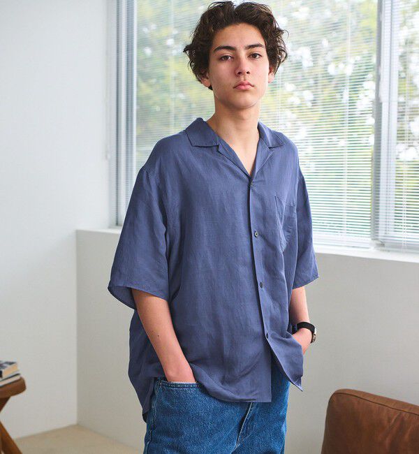 UNITED ARROWS green label relaxing「ウォッシュド オープンカラー 半袖 シャツ」|シャツ・ブラウス|ROYAL
