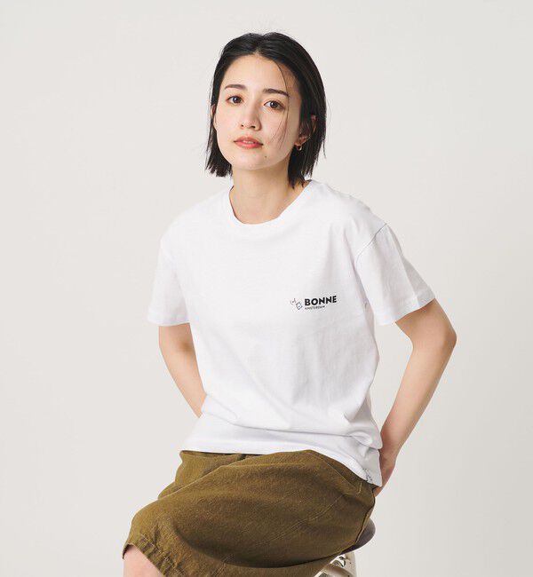 BEAUTY&YOUTH UNITED ARROWS「【別注】＜BONNE＞プリント Tシャツ」|Tシャツ・カットソー|