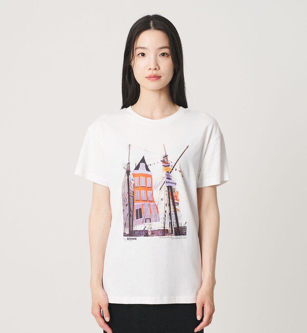 BEAUTY&YOUTH UNITED ARROWS「【別注】＜BONNE＞プリント Tシャツ」|Tシャツ・カットソー|