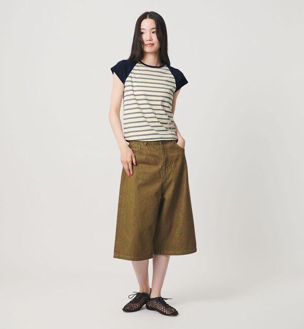 BEAUTY&YOUTH UNITED ARROWS「＜Girls Department Club＞ボーダー ダブルバインダー Tシャツ」|Tシャツ・カットソー|