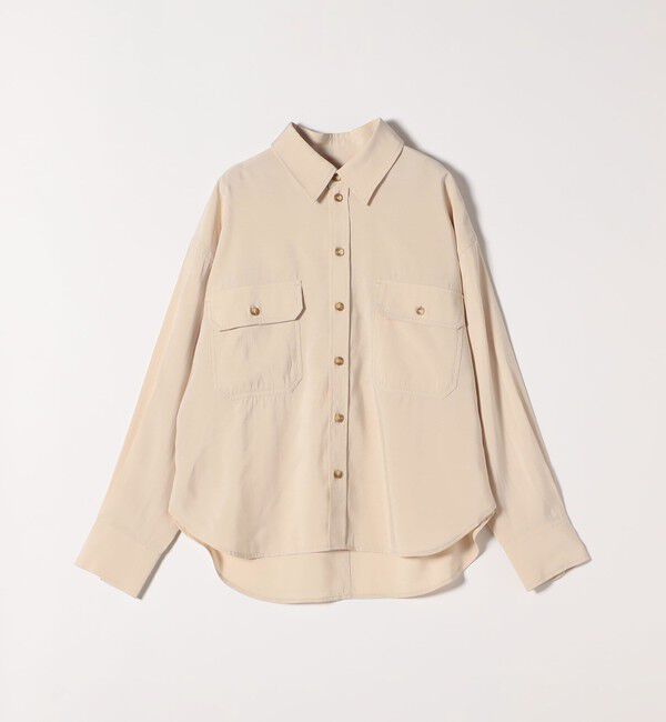 quaranciel「quaranciel:〈洗濯機可能〉フィブリル レギュラーカラー シャツ」|シャツ・ブラウス|