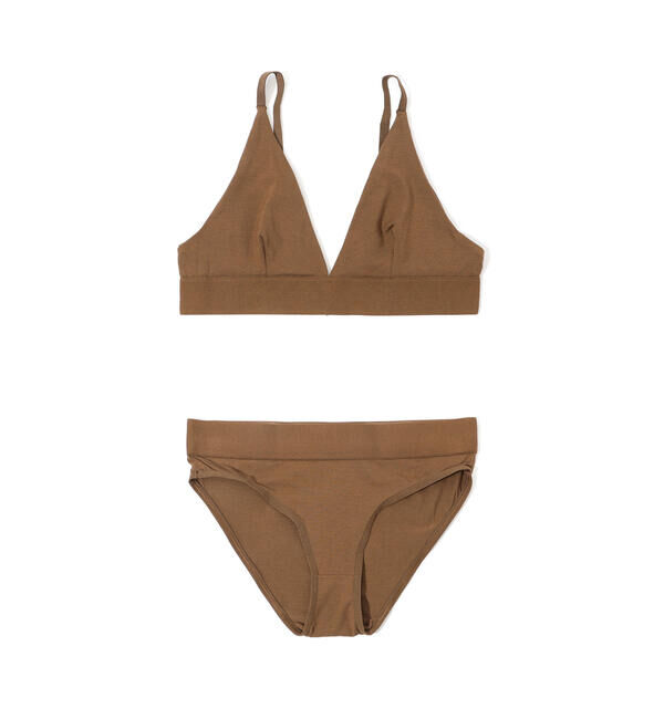 TOMORROWLAND BUYING WEAR「BASE RANGE バンブー トライアングルブラトップ」|インナー|