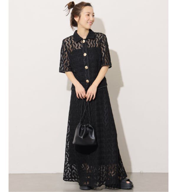 JOURNAL STANDARD relume「《WEB限定追加》【TORRAZZO DONNA/トラッゾドンナ】ジオメトリックレーススカート」|スカート|