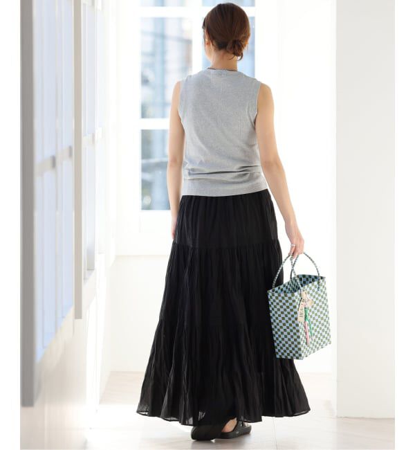 JOURNAL STANDARD relume「《WEB限定追加予約3》コットンボイルクリンクルティアードスカート」|スカート|