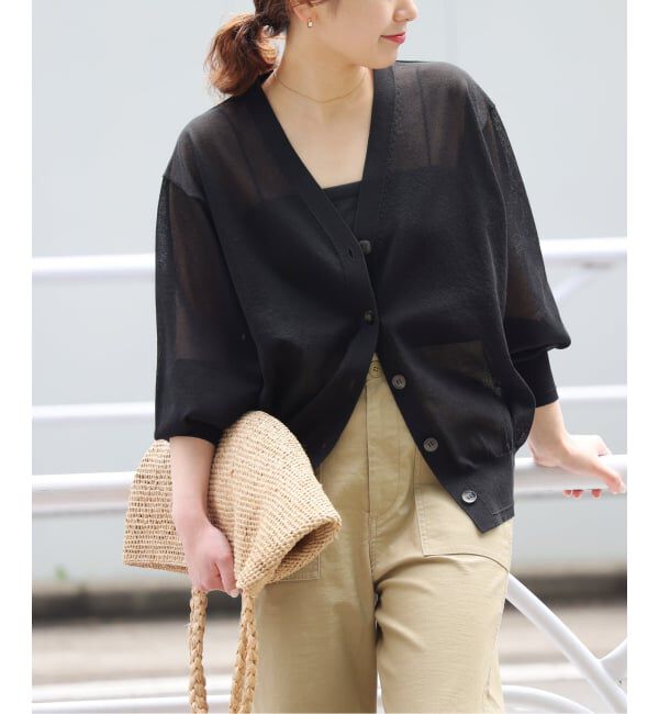 JOURNAL STANDARD relume「《WEB限定追加予約3》サマーニットVネックカーディガン」|カーディガン|