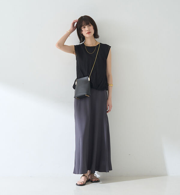 Rouge vif「レイヤードニットプルオーバーTシャツ」|ニット・セーター|