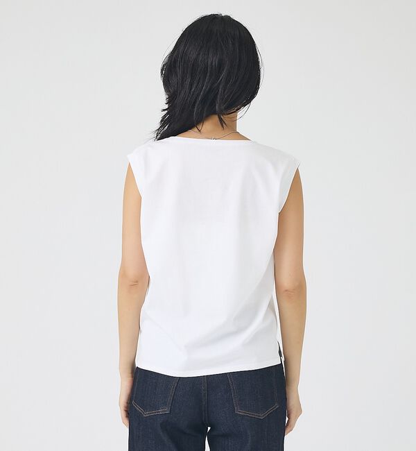 Rouge vif「【2点セット】【細見え】フレンチスリーブTシャツ&times;サスペンダースカート/キャミワ」|スカート|