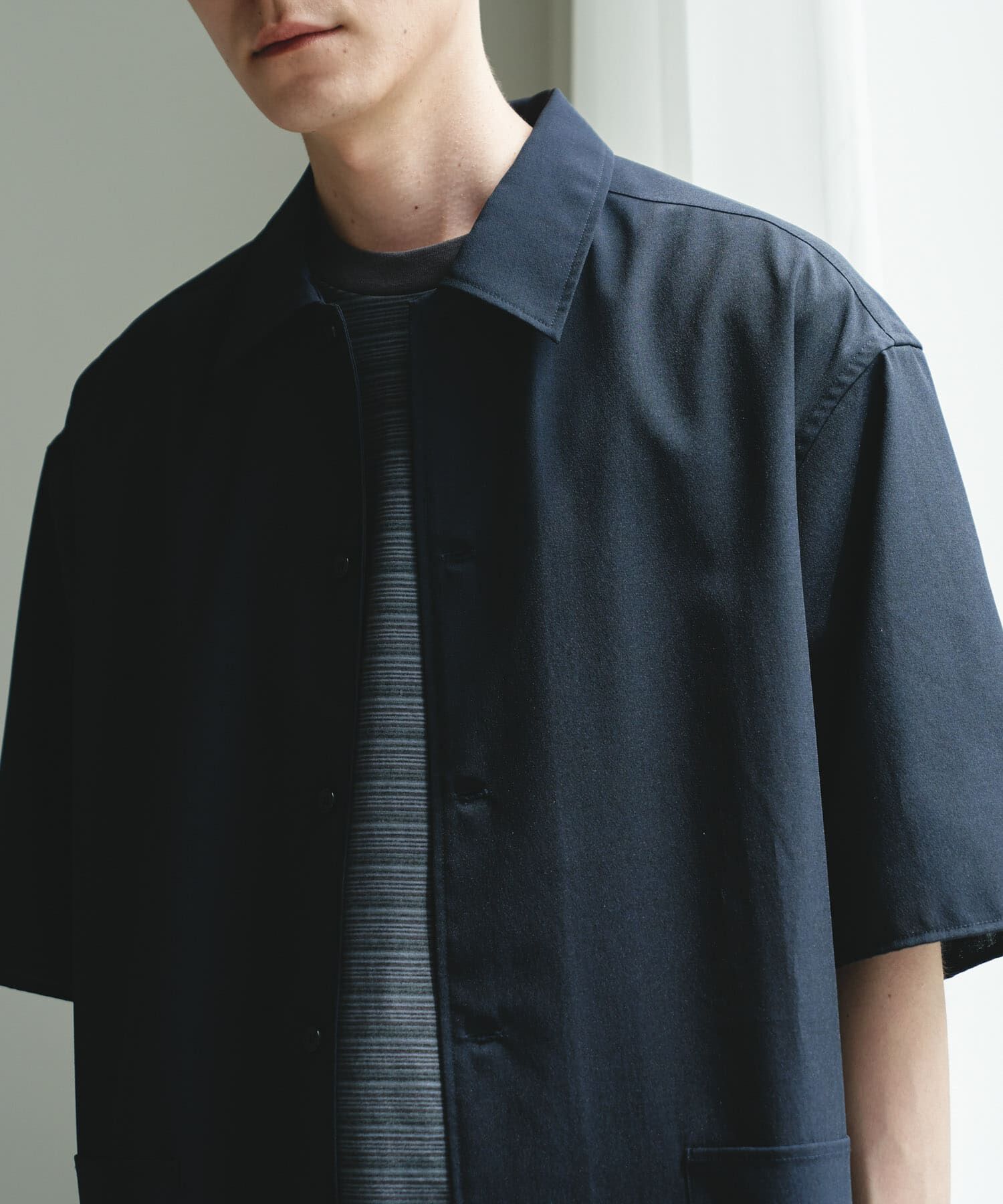 URBAN RESEARCH DOORS「『XLサイズ/WEB限定』『UR TECH DRYLUXE』SHORT-SLEEVE SHIRTS」|シャツ・ブラウス|