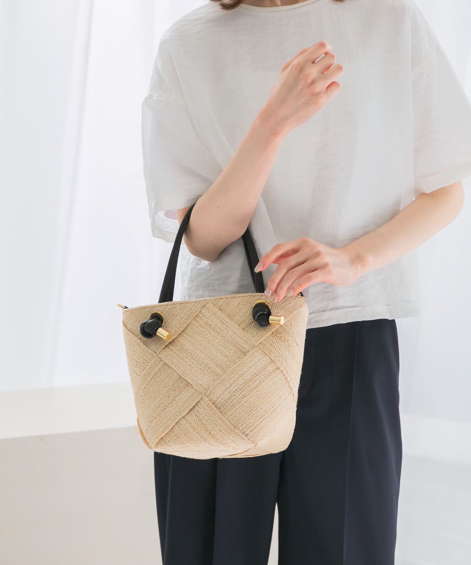 URBAN RESEARCH ROSSO「VIOLAd&rsquo;ORO　アバカメッシュ2WAYバッグ」|ショルダー・メッセンジャー|