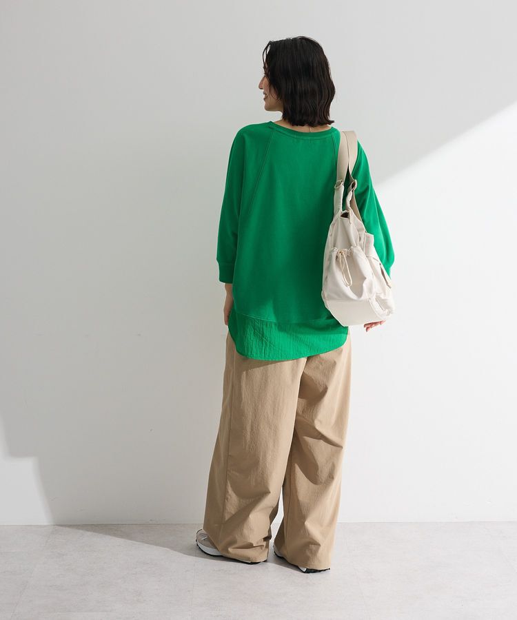 Green Parks「七分袖ドルマン裏毛シアードッキングプルオーバー」|Tシャツ・カットソー|