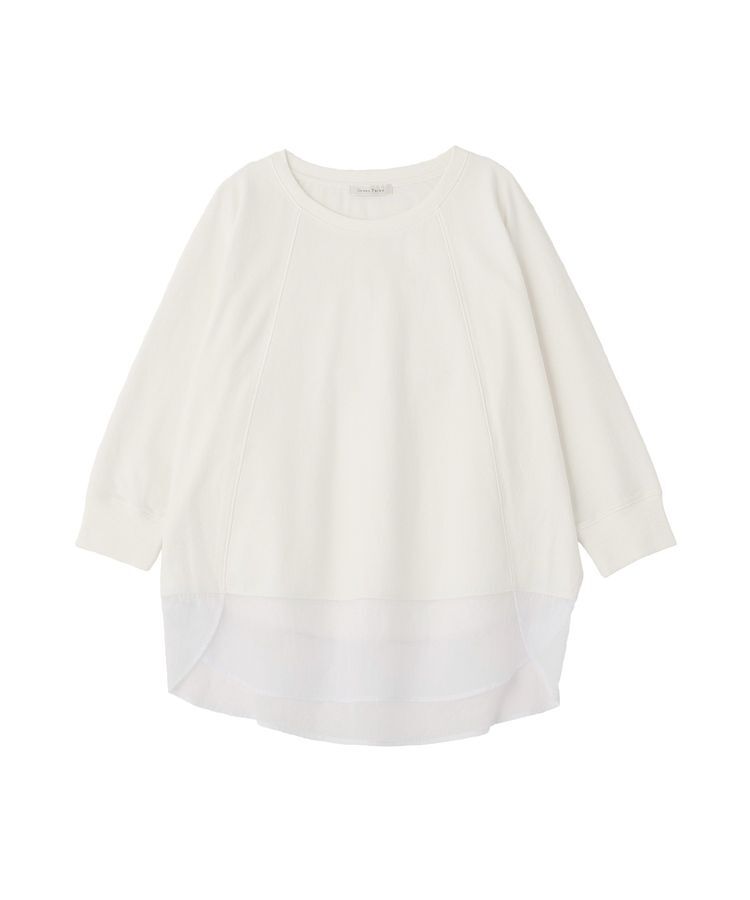 Green Parks「七分袖ドルマン裏毛シアードッキングプルオーバー」|Tシャツ・カットソー|