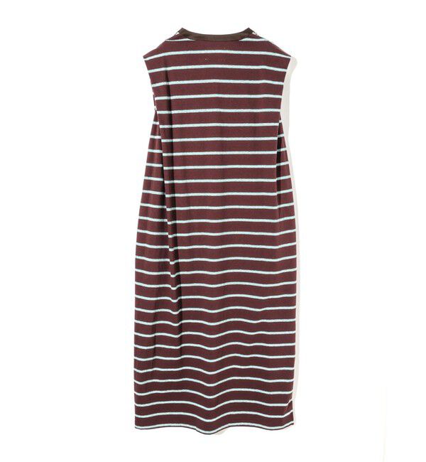 MIDIUMISOLID「MIDIUMISOLID for Ladies マルチボーダーノースリーブワンピース」|ワンピース|