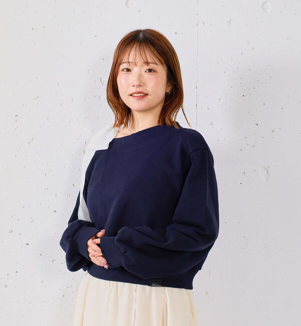 archives「シフォンリボンワンショルスウェット」|Tシャツ・カットソー|