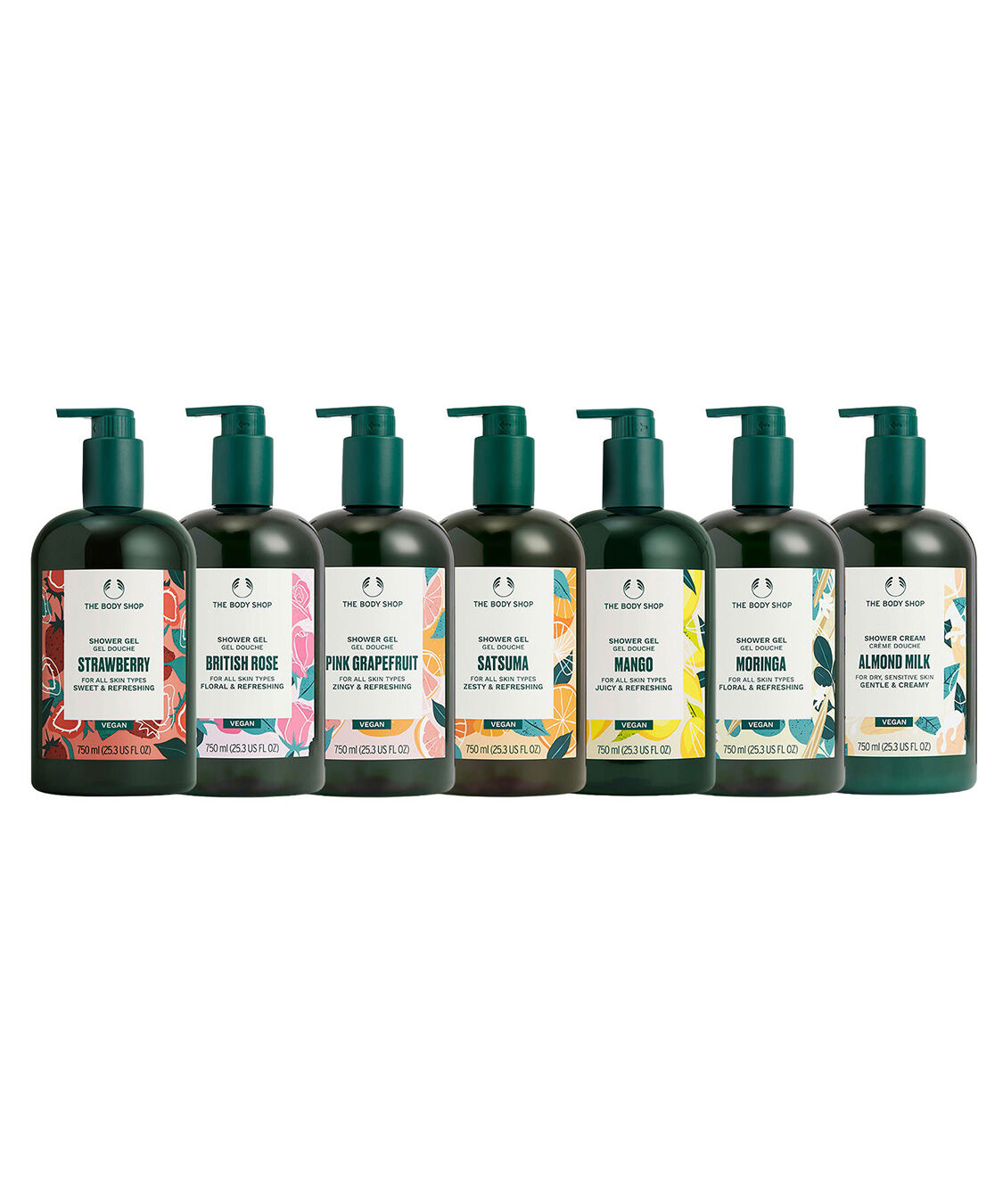 THE BODY SHOP「【数量限定】シャワークリーム AM(香り：アーモンドミルク)」|ボディクレンジング|