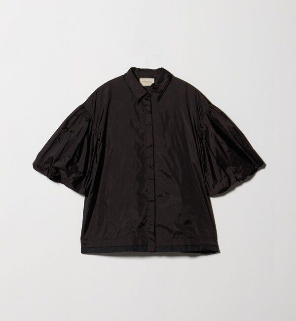 UNITED ARROWS「シアー タフタ ブラウス ‐はっ水 ウォッシャブル‐」|シャツ・ブラウス|DK.BROWN