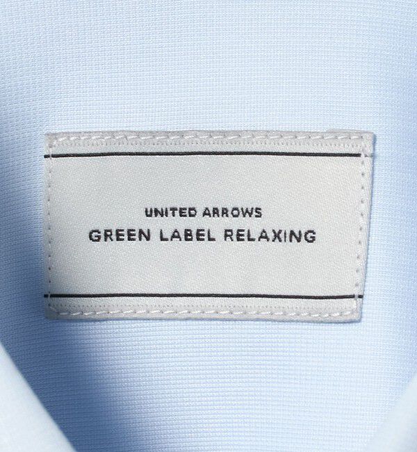 UNITED ARROWS green label relaxing「A+ COOL Pトリコット シャドーストライプ スタンダード ボタンダウン 半袖 ドレスシャツ -ストレッチ・イー」|シャツ・ブラウス|
