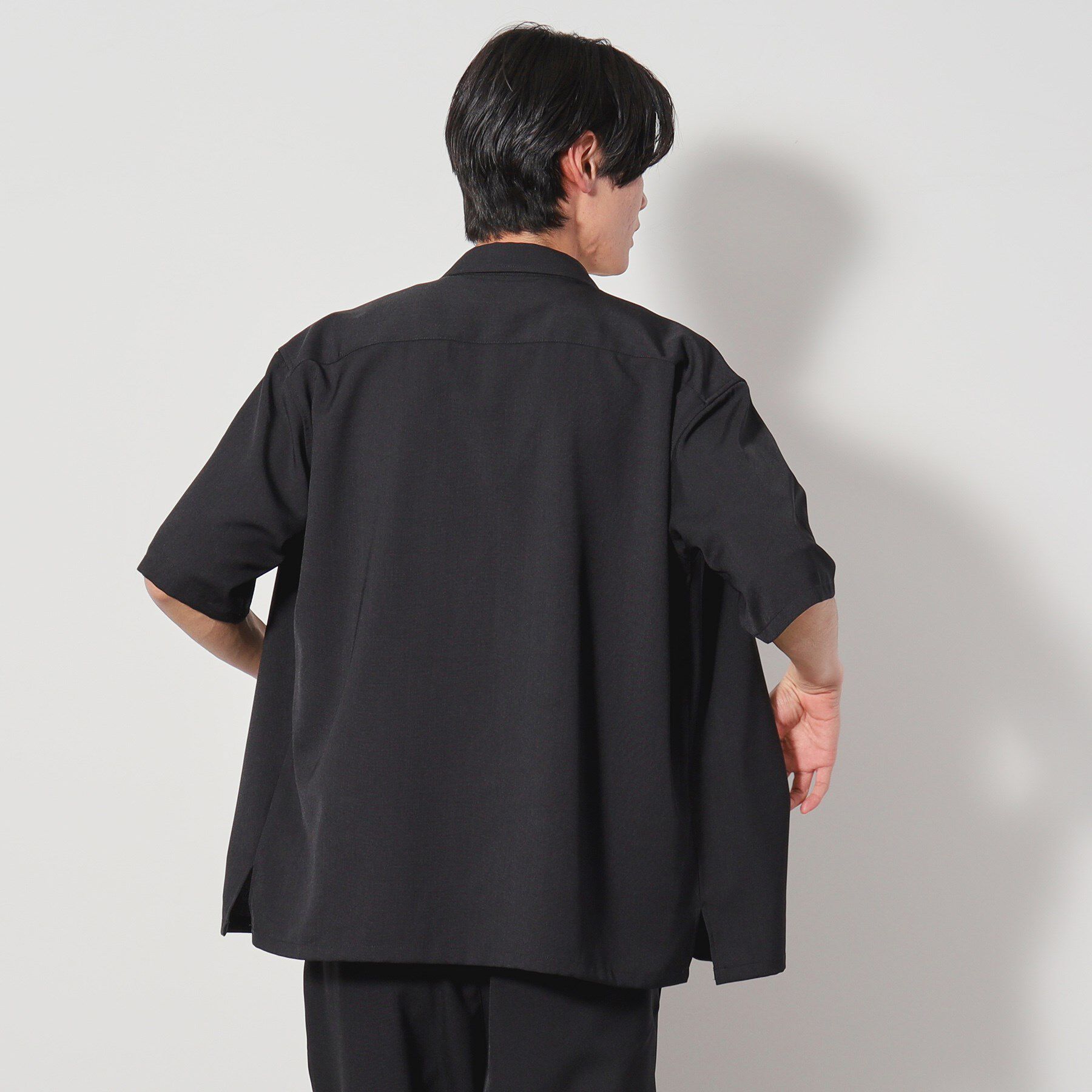 THE SHOP TK「ドライポリ 半袖シャツ　セットアップ可/吸水速乾/軽量/洗濯機OK」|シャツ・ブラウス|