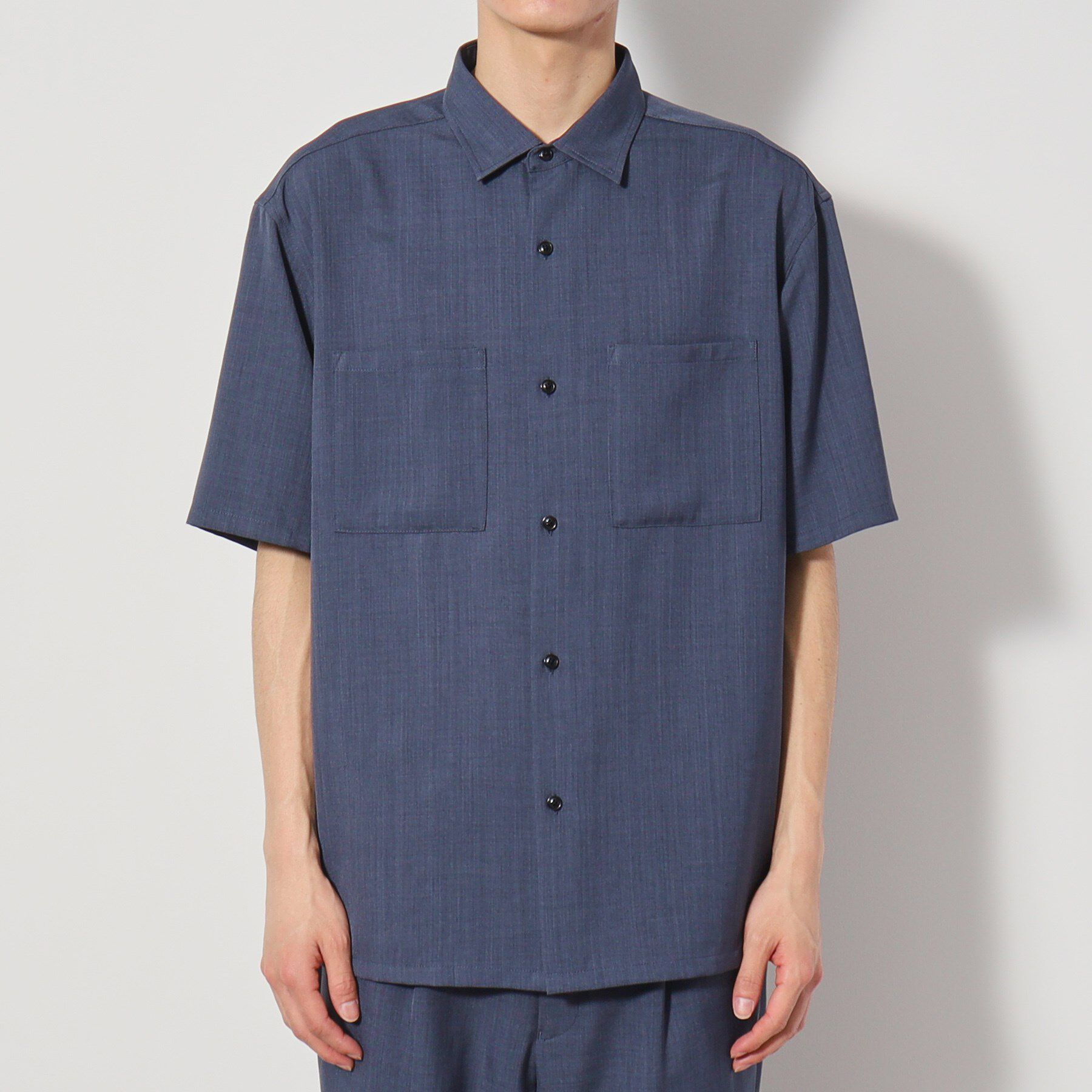 THE SHOP TK「ドライポリ 半袖シャツ　セットアップ可/吸水速乾/軽量/洗濯機OK」|シャツ・ブラウス|