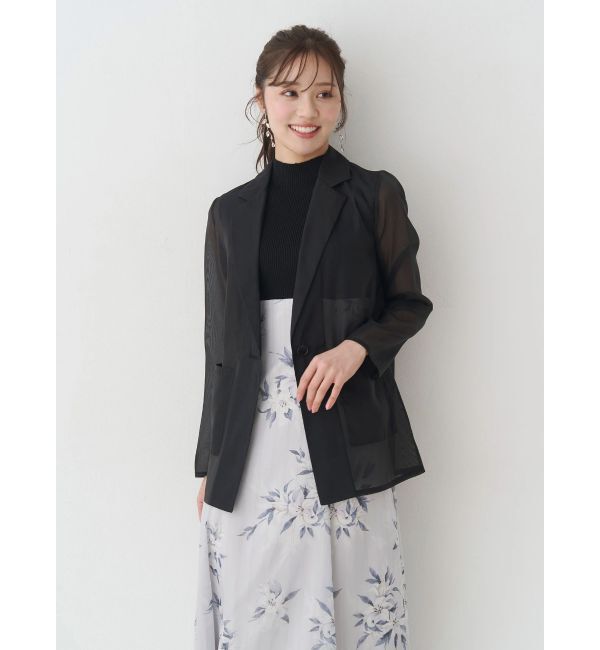 MERCURYDUO「花柄ドッキングバックレースアップワンピース」|ワンピース|