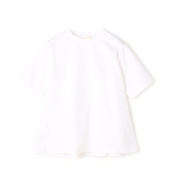 Ballsey「スーピマモクロディ ペプラムTシャツ」|Tシャツ・カットソー|11 ホワイト