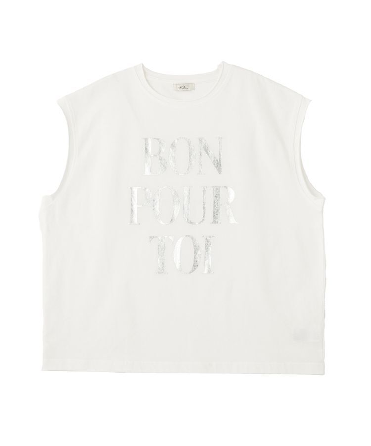 earth music&ecology「フレンチスリーブプリントTシャツ」|Tシャツ・カットソー|