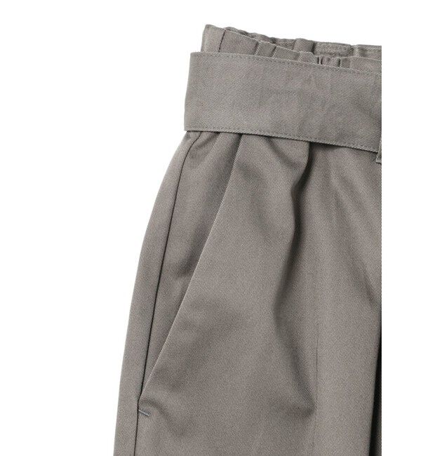 mizuiro ind「mizuiro ind ベルトワイドチノパンツ」|その他|