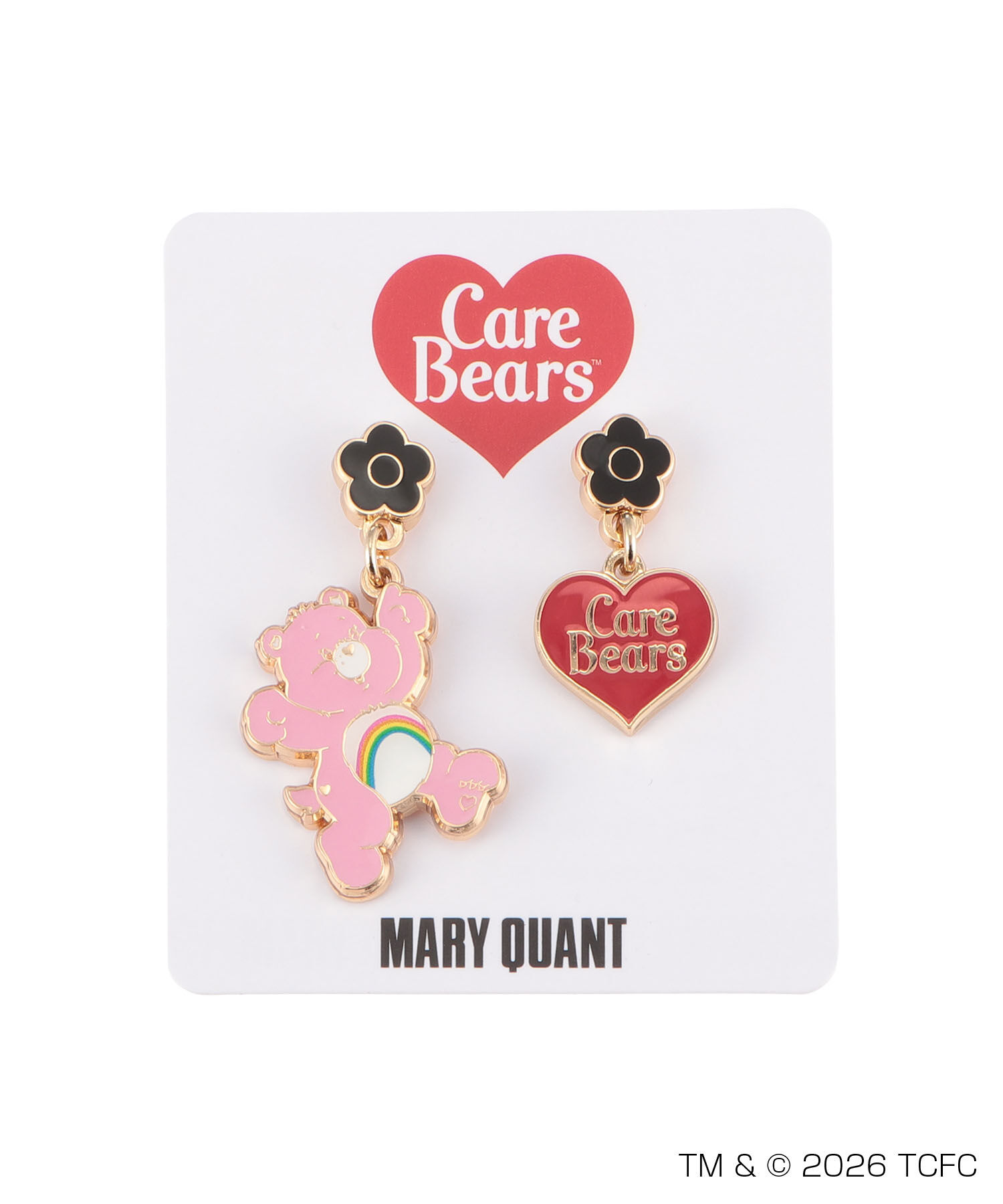 MARY QUANT「Care Bears(TM) Jump ピアス」|ピアス|ピンク／Cheer Bear