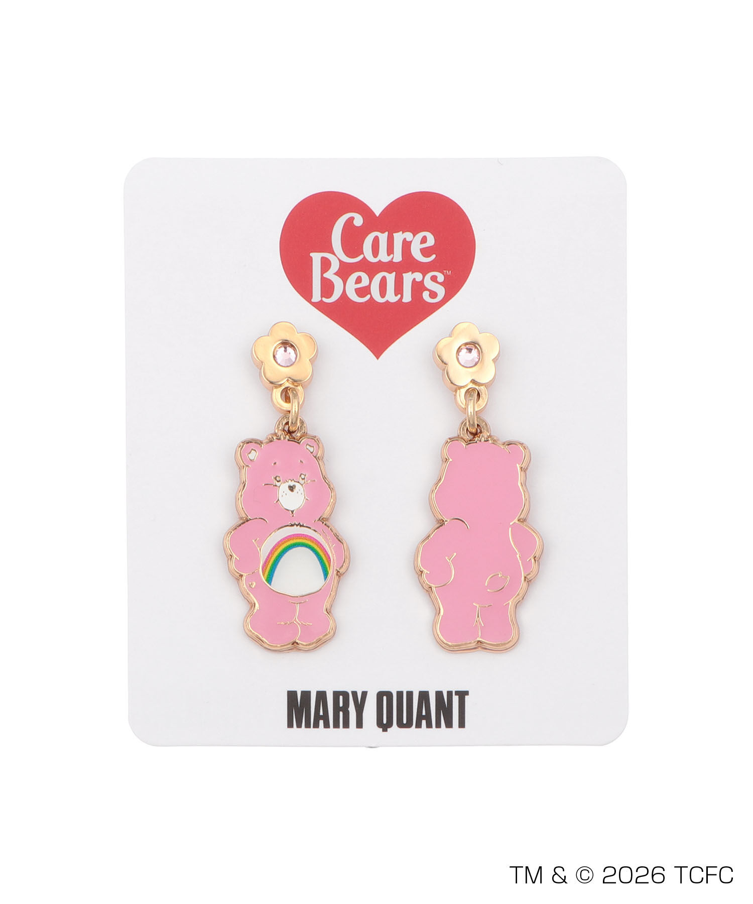 MARY QUANT「Care Bears(TM) ピアス」|ピアス|ピンク／Cheer Bear