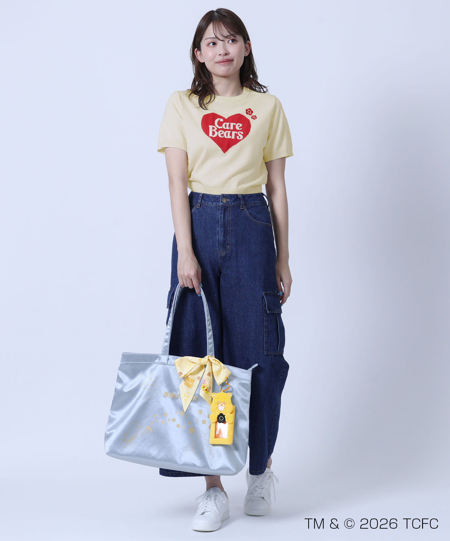 MARY QUANT「Care Bears(TM) ゴールドプリント トート」|トートバッグ|