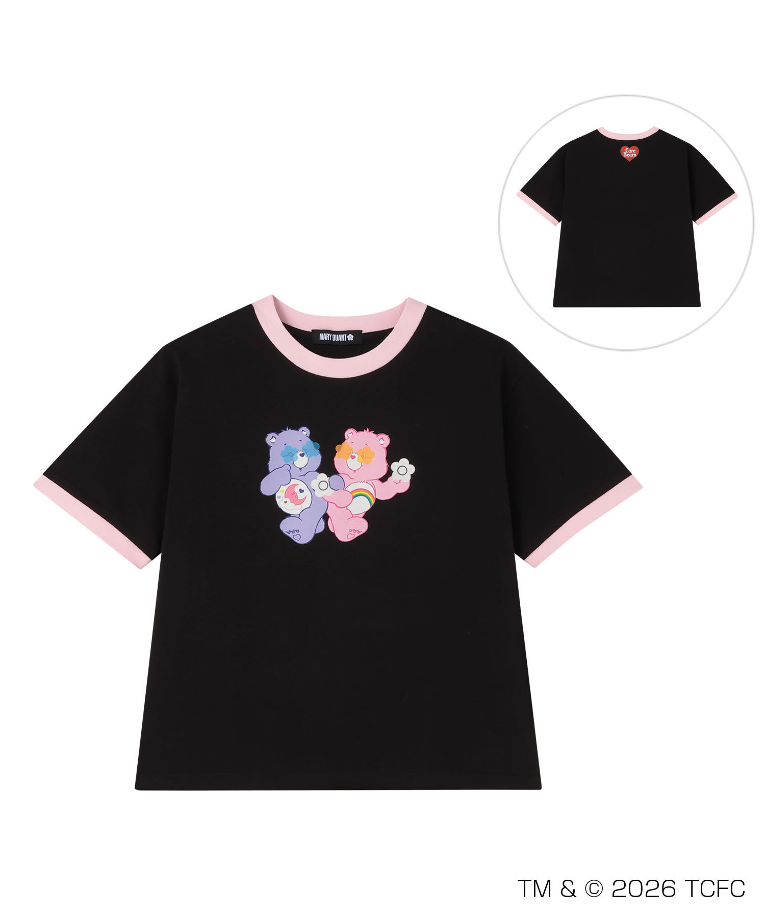 MARY QUANT「Care Bears(TM) リンガー Tシャツ」|Tシャツ・カットソー|
