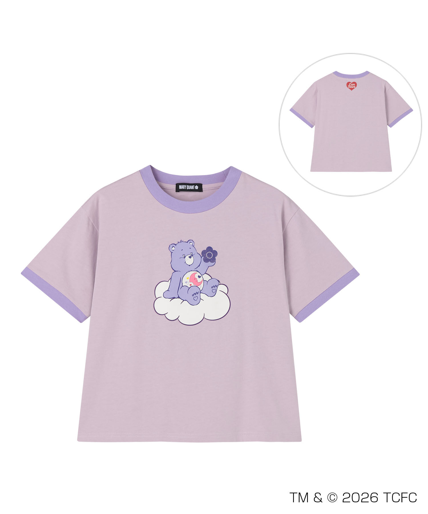 MARY QUANT「Care Bears(TM) リンガー Tシャツ」|Tシャツ・カットソー|