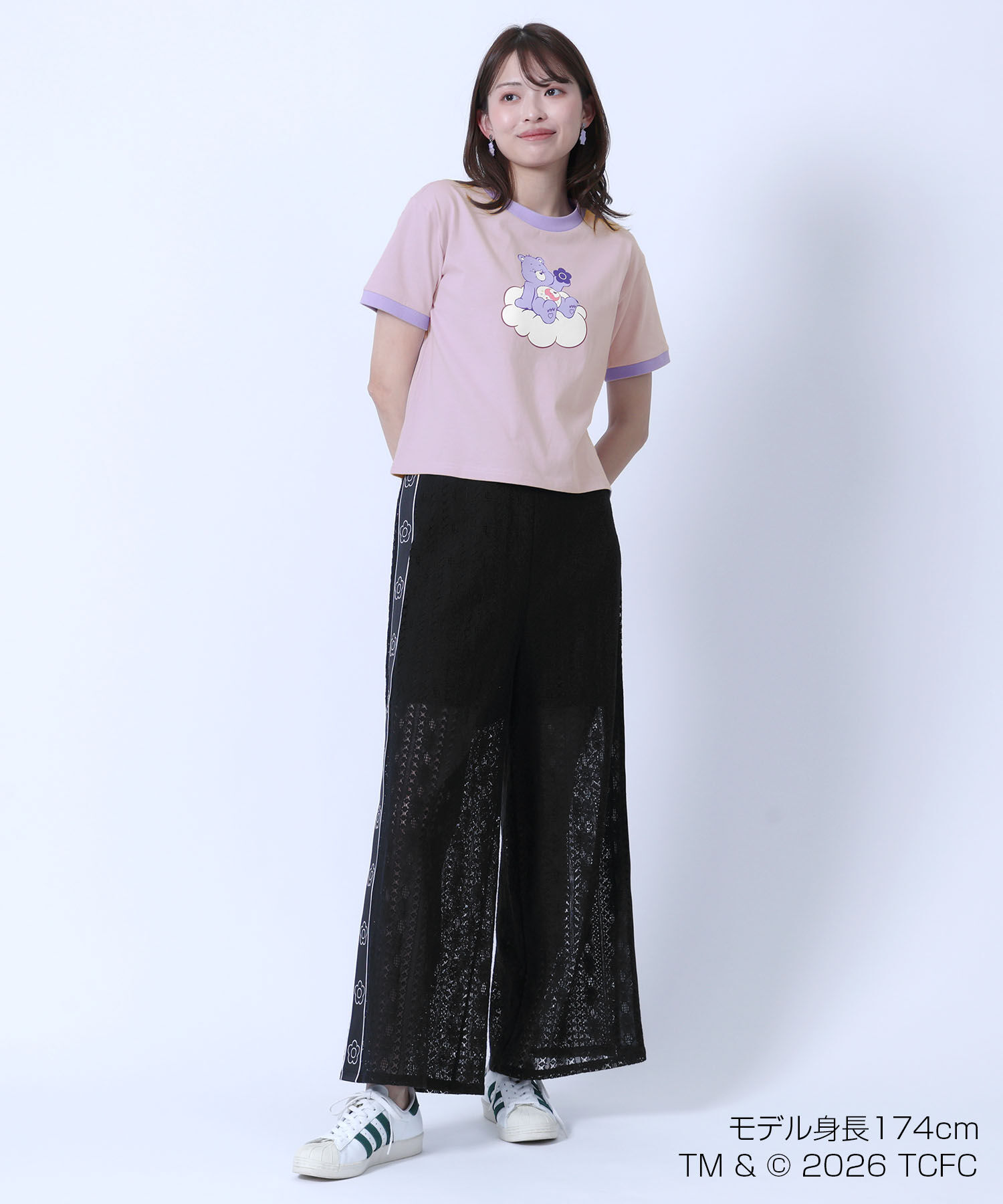 MARY QUANT「Care Bears(TM) リンガー Tシャツ」|Tシャツ・カットソー|