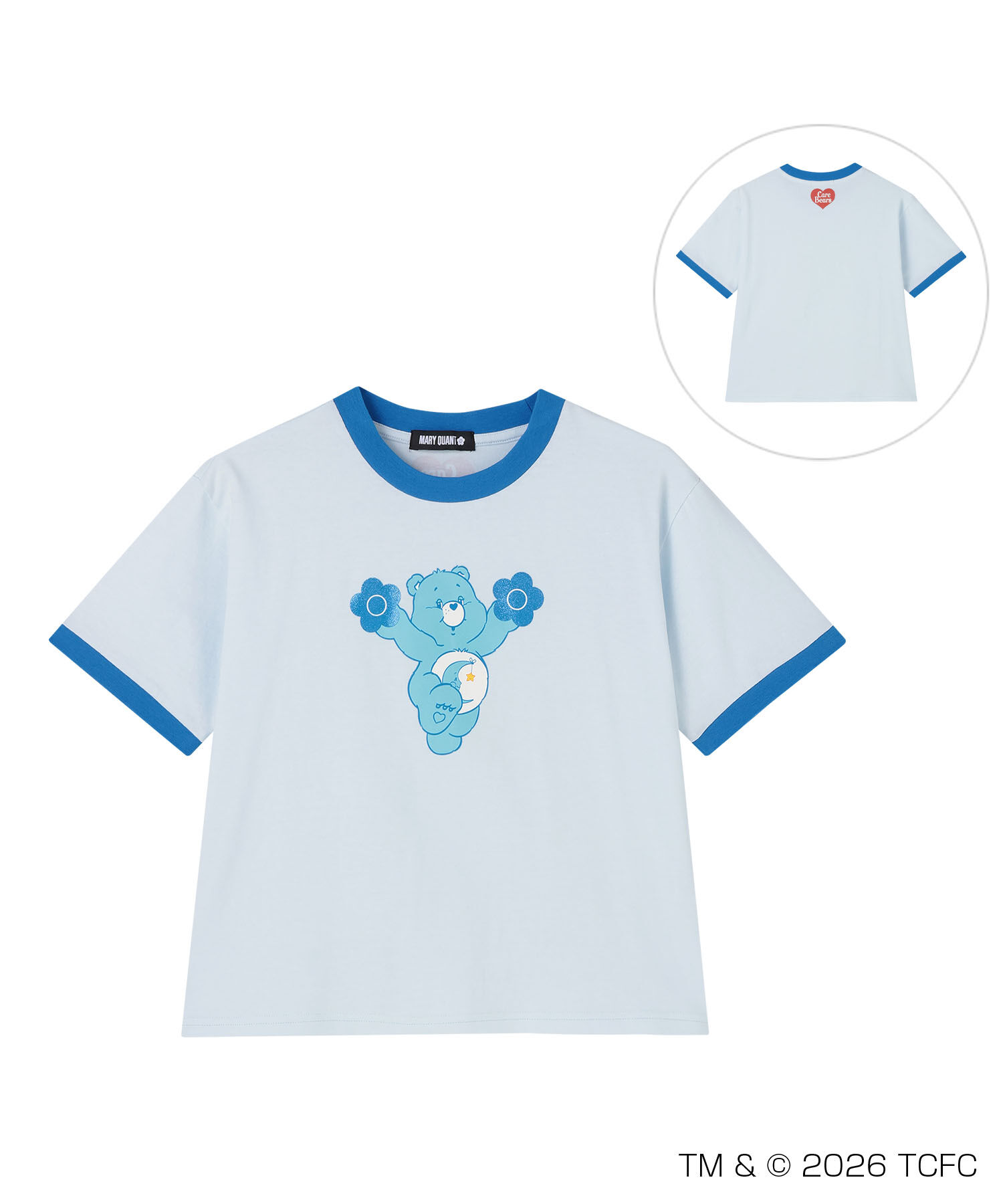 MARY QUANT「Care Bears(TM) リンガー Tシャツ」|Tシャツ・カットソー|