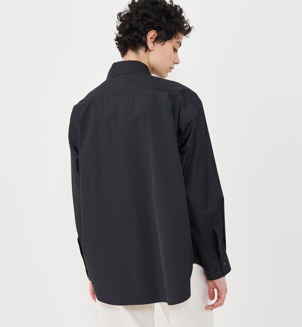 GALERIE VIE「シルクタフタオーバーシャツ」|シャツ・ブラウス|