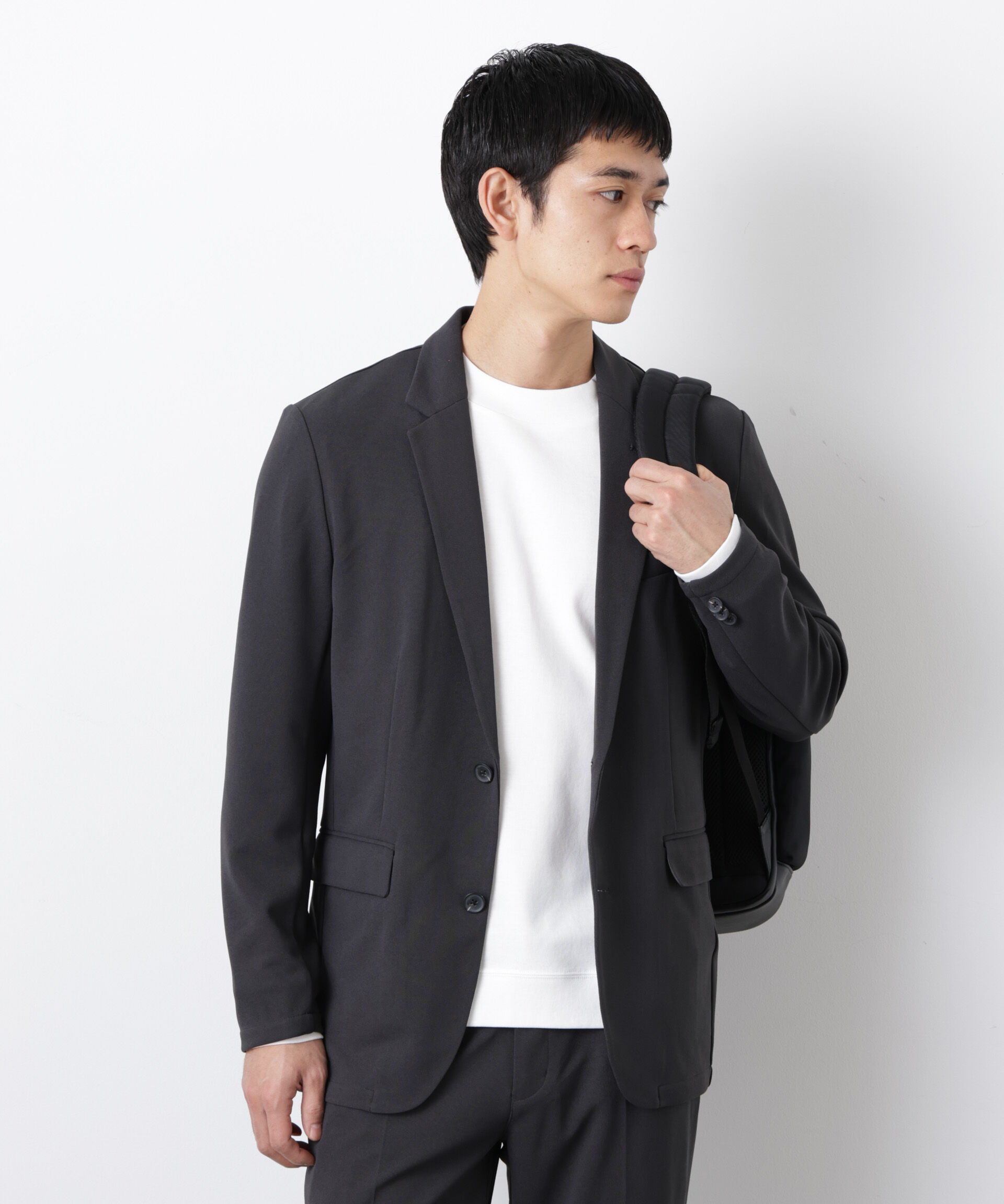 nano･universe「『Begin 5月号掲載 XLサイズ追加』｢Damerino Pack｣for Jet Setter ブークレージャージセットアップ」|スーツ|