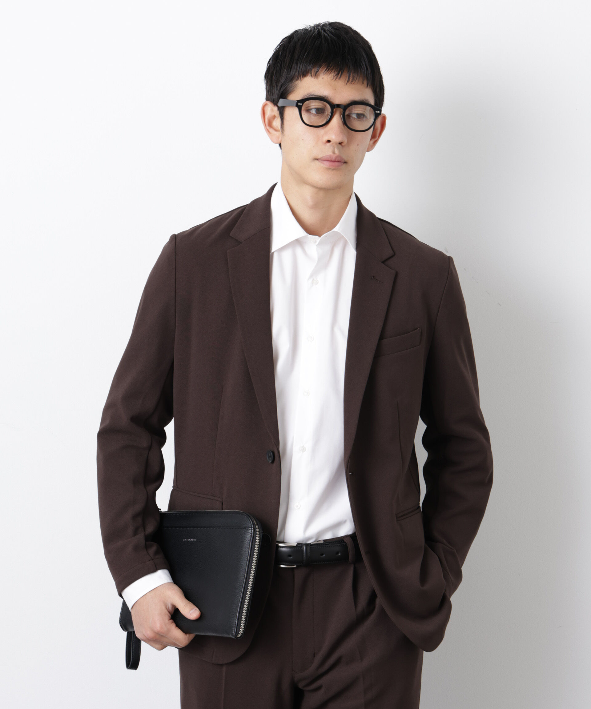 nano･universe「『Begin 5月号掲載 XLサイズ追加』｢Damerino Pack｣for Jet Setter ブークレージャージセットアップ」|スーツ|