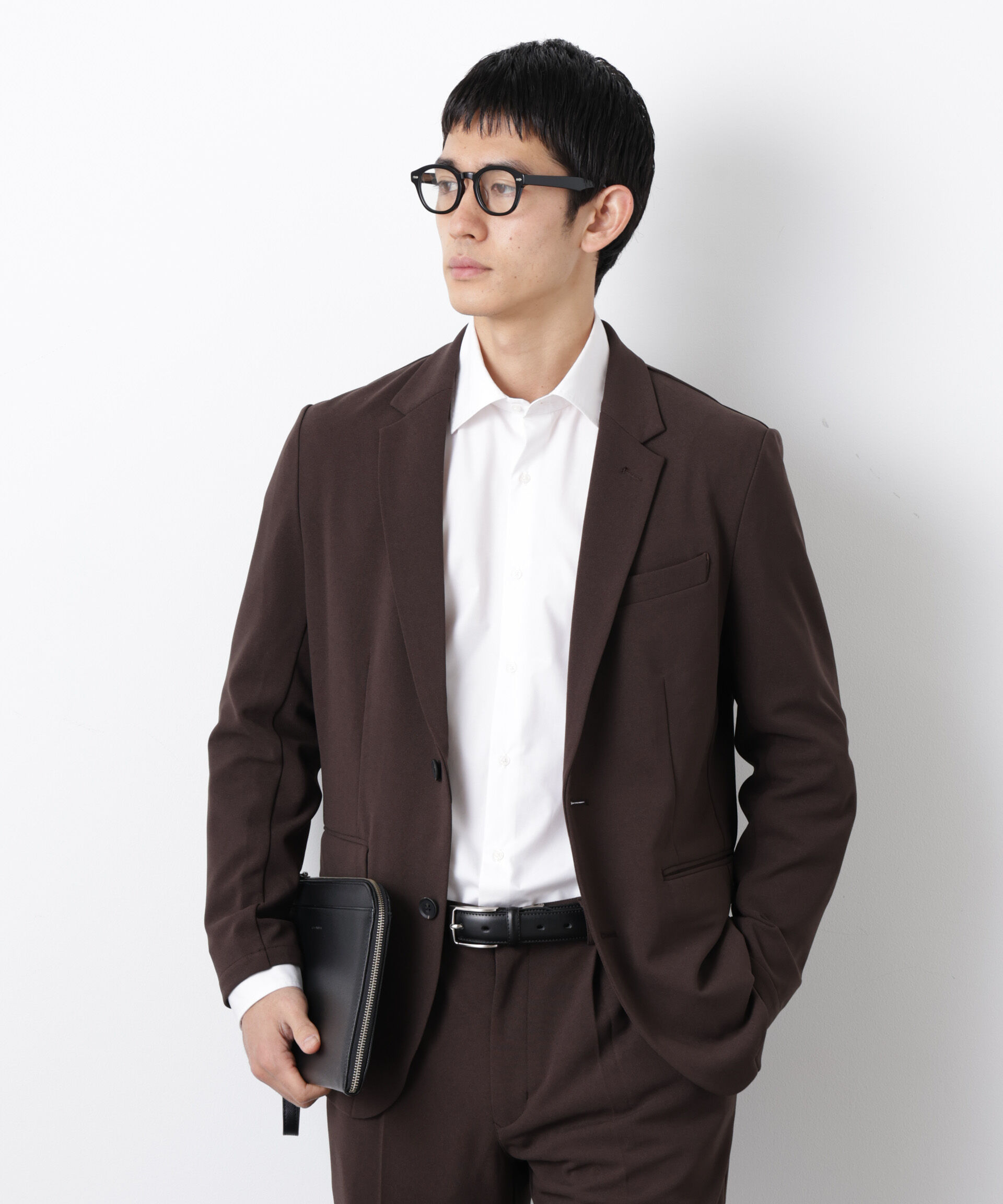 nano･universe「『Begin 5月号掲載 XLサイズ追加』｢Damerino Pack｣for Jet Setter ブークレージャージセットアップ」|スーツ|