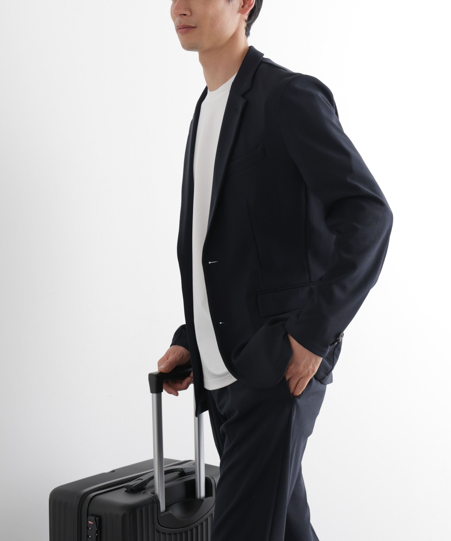 nano･universe「『Begin 5月号掲載 XLサイズ追加』｢Damerino Pack｣for Jet Setter ブークレージャージセットアップ」|スーツ|