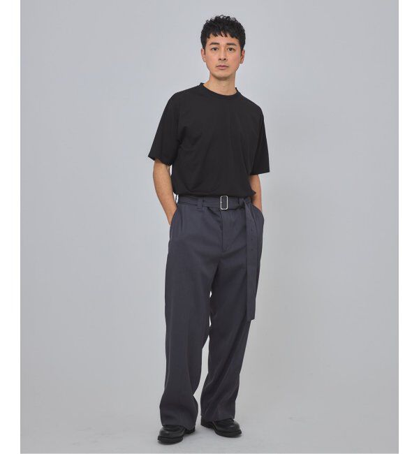 EDIFICE「E. SILK MIX JQ NECK Tシャツ」|Tシャツ・カットソー|